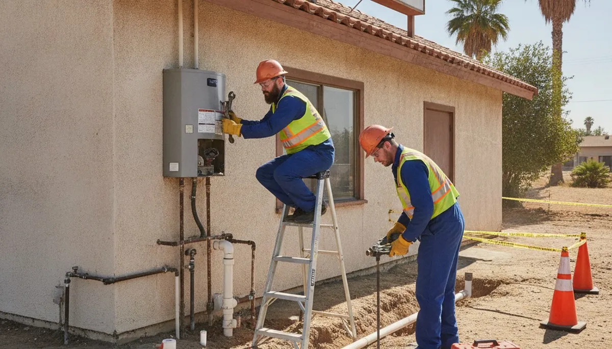 Plumbing repair service in Bakersfield, CA for leak detection, pipe fixes, and drain cleaning