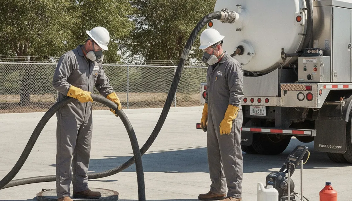 Septic tank cleaning service in Bakersfield, CA by On Call Plumbers